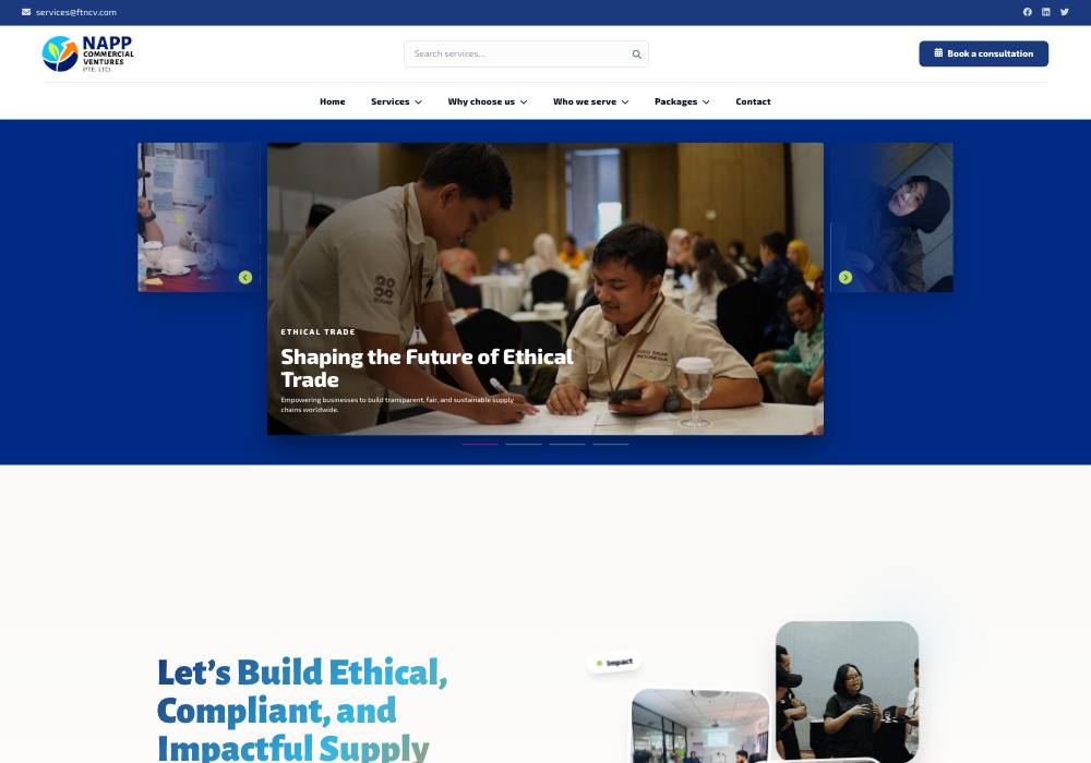 The FTNCV website